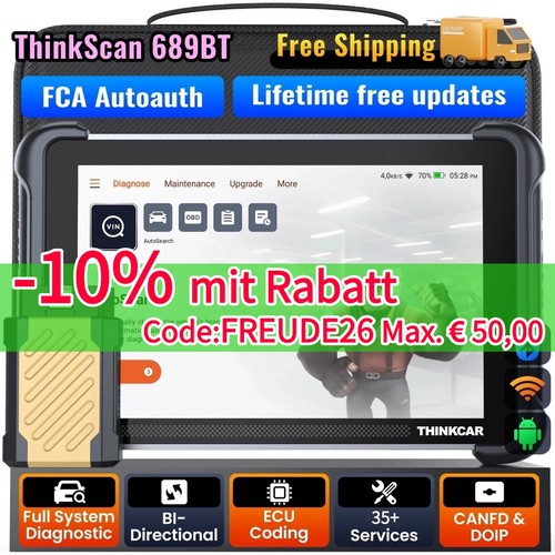 Thinkscan 689bt profi kfz - profi, obd2