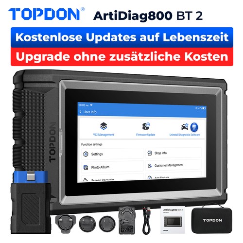 Topdon artidiag800 0 - bt, 2.0