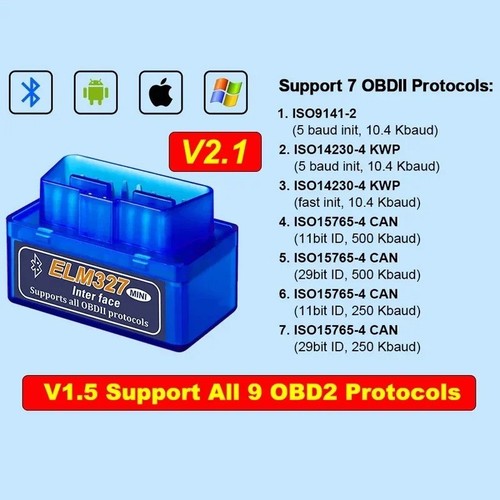 Obd2 scanner mini elm327 - elm327, v2.1