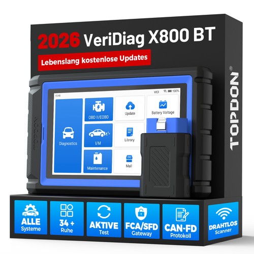 Topdon veridiag x800 obd2 - topdon,